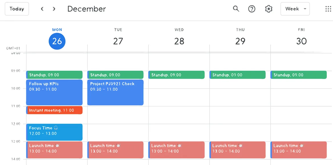 Google Calendar image